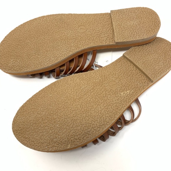 Universal Thread | Cognac Luz Brown Sandal Flats - Picture 6 of 9